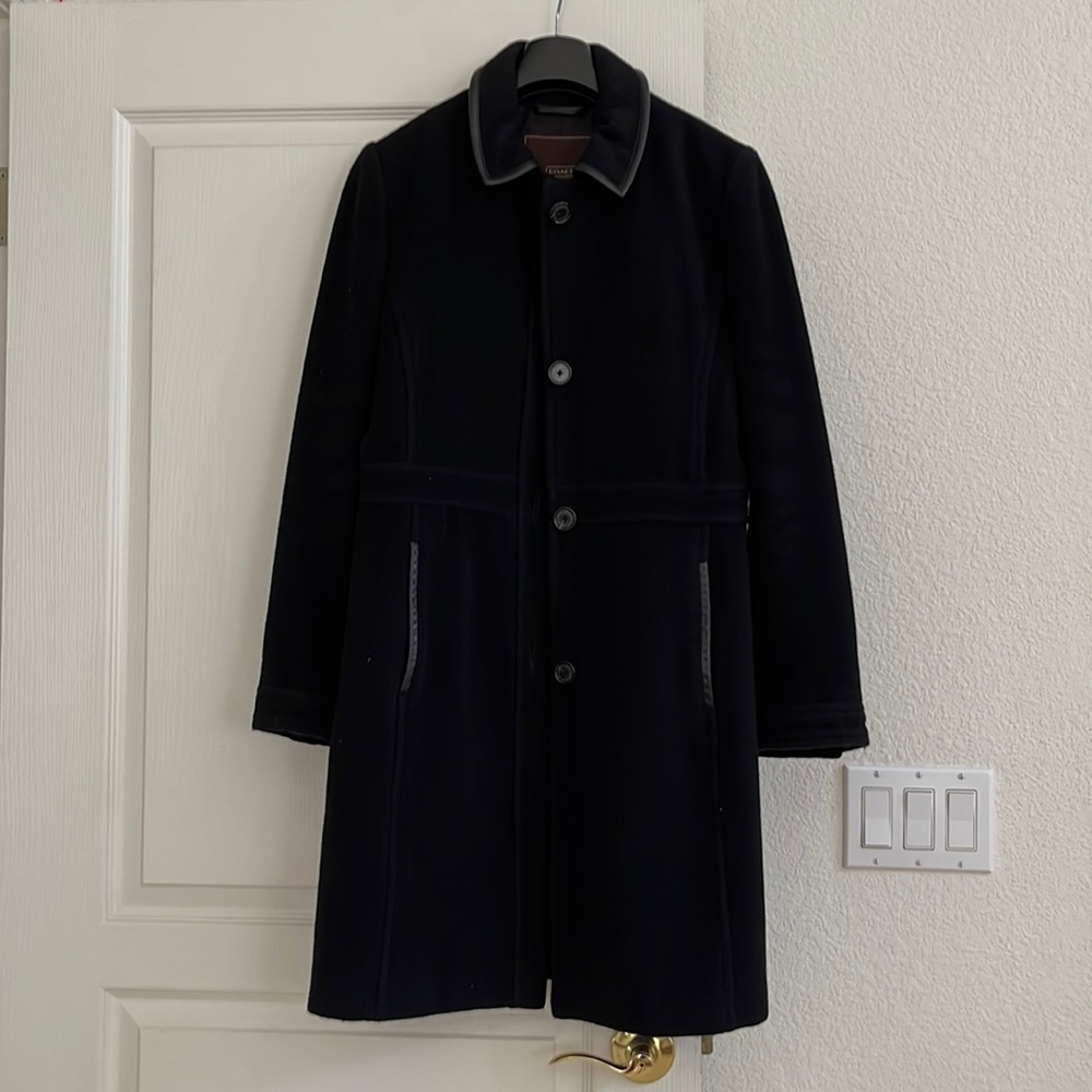 Coach Black peacoat